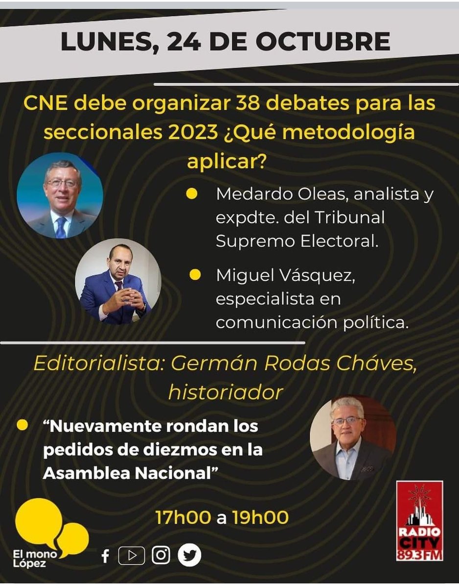 aradarsocial's tweet photo. Queridos amigos, les invitamos a  escuchar esta interesante entrevista, donde participará nuestro compañero Miguel Vásquez, PhD, especialista en Comunicación Política. https://t.co/hks2B1EVUl