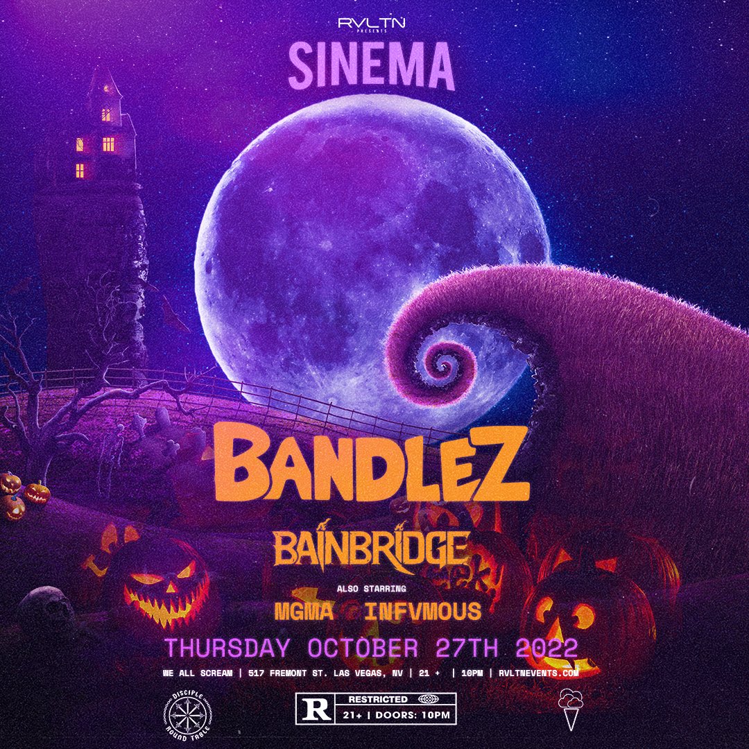 Only 3 MORE SLEEPS until @Bandlez comes to Las Vegas!! Limited tickets will be available at @WeAllScreamDTLV so get them ASAP 👇 🎟️ RVLTNevents.com