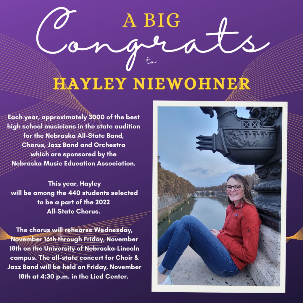 Congratulations Hayley!