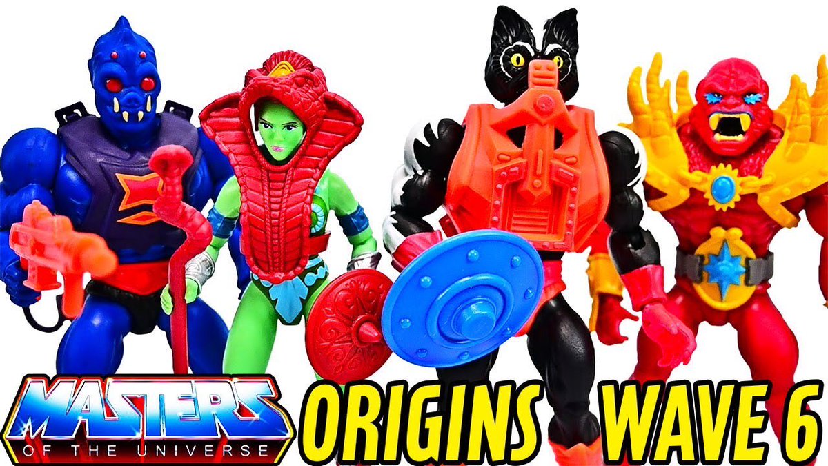 AwesomeNerdShow's tweet photo. Mattel Masters of the Universe Origins Wave 6 action figure review!
@Mattel @MastersOfficial #Mattel #MastersOfTheUniverse #MOTU #MOTUOrigins #Wave6 #EternianGoddess #Stinkor #Webstor #LordsOfPower #BeastMan #actionfigures #toyreview
-> https://t.co/sg0WAVanir https://t.co/MPtO2Z48Hy
