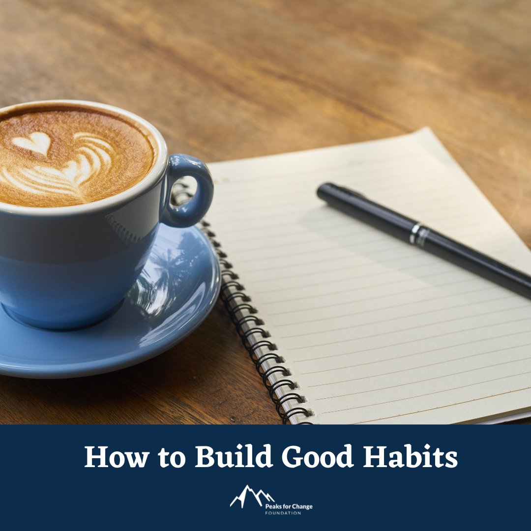 peaksforchange's tweet photo. Building good habits can help support your mental health. 🤗

The trick is to be able to sustain the good habit long term.

Tips to get started:

🌟 start small
🌟 set an alarm or reminders
🌟 choose one thing

#habittracking #mentalhealthsupport #routinerefresh #habitbuilding https://t.co/QPFdHWxS0c