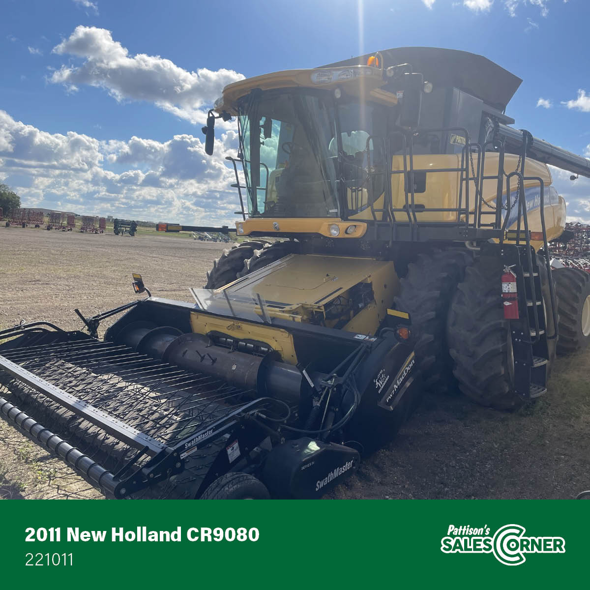 PattisonAg's tweet photo. ⭐ Sales Corner⭐

2011 New Holland CR9080
Sale Price $115,000
Was $145,000
Stock Number 221011
📍 Preeceville, SK
🔗 https://t.co/G1ayKQntEE

2010 New Holland CR9070
Sale Price $105,000
Was $120,00
Stock Number 221008
📍 Preeceville, SK
🔗 https://t.co/UT7eYQH3VS

#PattisonAg https://t.co/eIDxwtCwaT