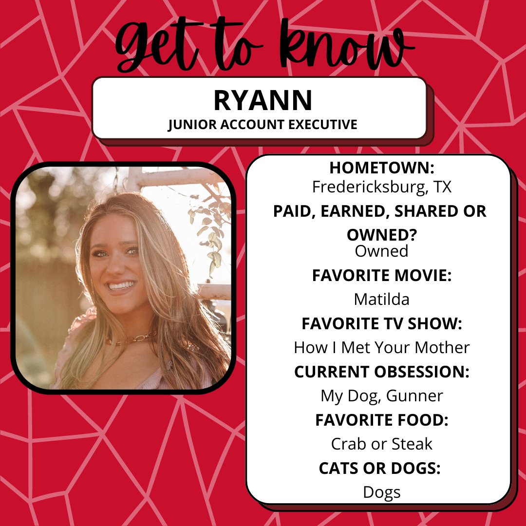 TrizComPR's tweet image. Welcome to the TrizCom team, Ryann and Olivia! Swipe to get to know our new Junior Account Executives. 

Head on over to the TrizCom website to read their bios here: 
trizcom.com/ryann-brodnax-…
trizcom.com/olivia-hooper-…

#DallasPRFirm #DallasPR #DallasPRAgency #DallasPublicRelations