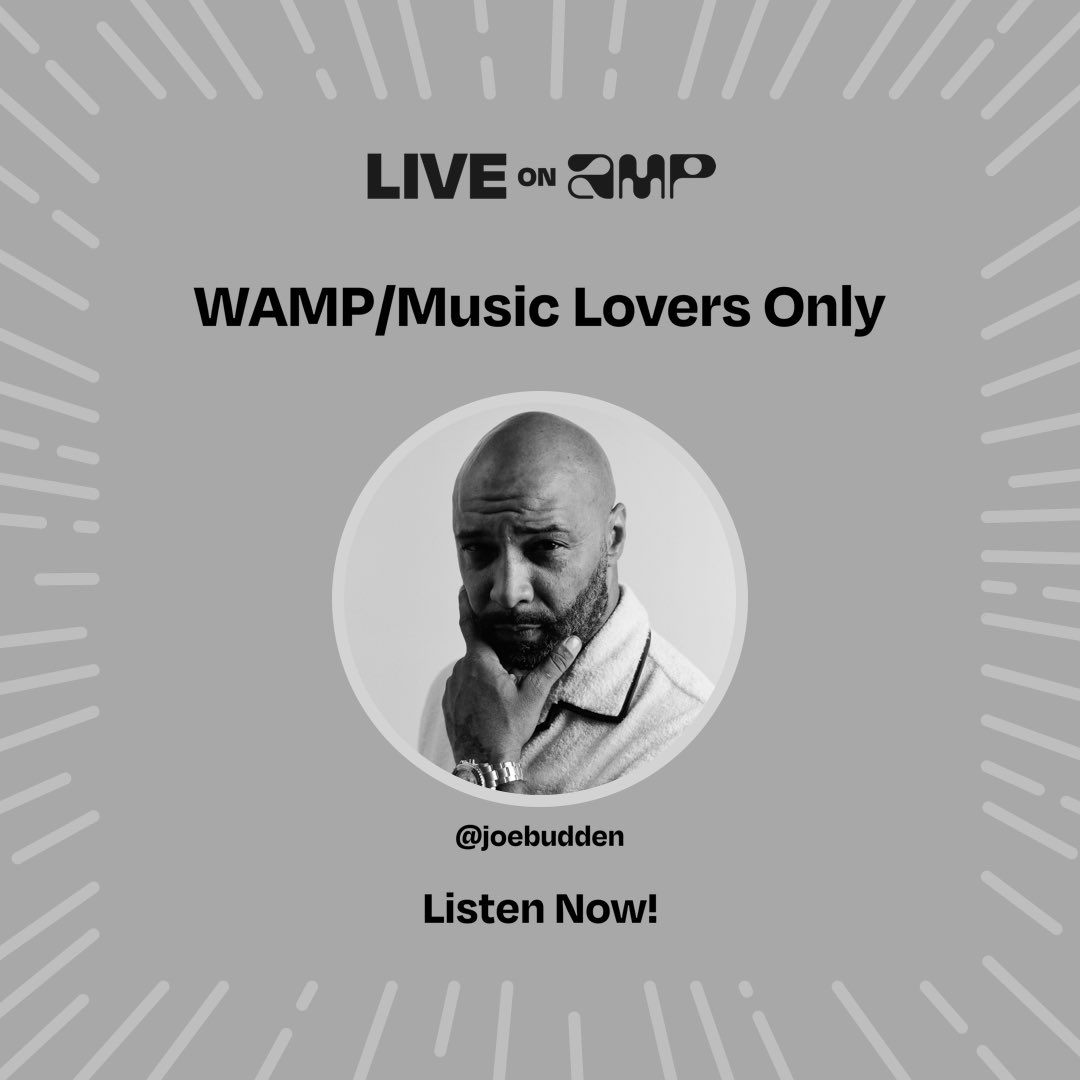 @joebudden is live on Amp! live.onamp.com/ze6Wu8ICoub