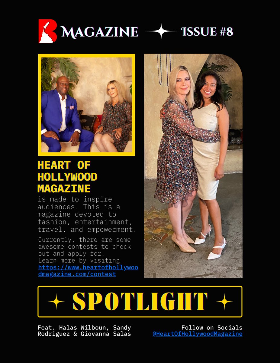 BOOK a SPOT for yourself (or your friends) right now 🔥 The Clock is Ticking 👀 for #BIZBoost Magazine Issue #9 📰⏰ 👇🏻 BIZBoost.me/Magazine Ft. @hohmpmagazine ♥️ #HeartOfHollywoodMagazine 📰 @GiovannaSalasO1 ⚡️ #Storytelling #Art #News #Trends #MarketingHacks #Halloween