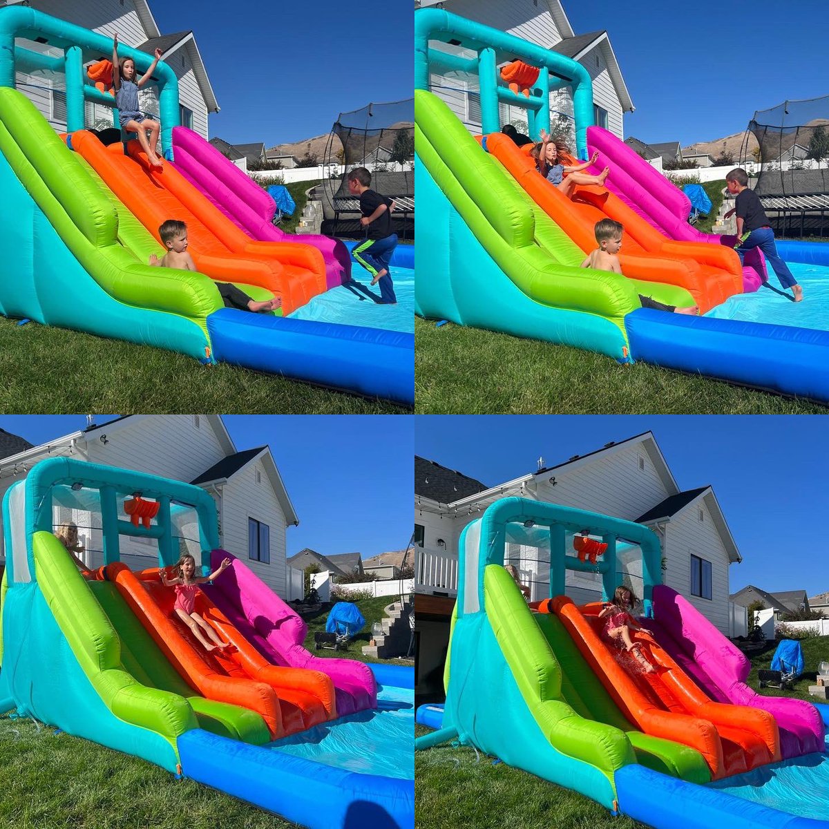 alyshaar8's tweet photo. We’ve been having daily parties  up until the snow hit thanks to @bestway_us H20GO Triple Splash Mega Water Park and @tryazon. Best “toy” ever! Get one, you’ll thank me later.😁

#BestwayUS, #BestwayUSA, #BestwayMegaWaterPark, #YourFunIsOurBusiness,
#InflateYourFun #tryazon https://t.co/mpjkkPtRpi