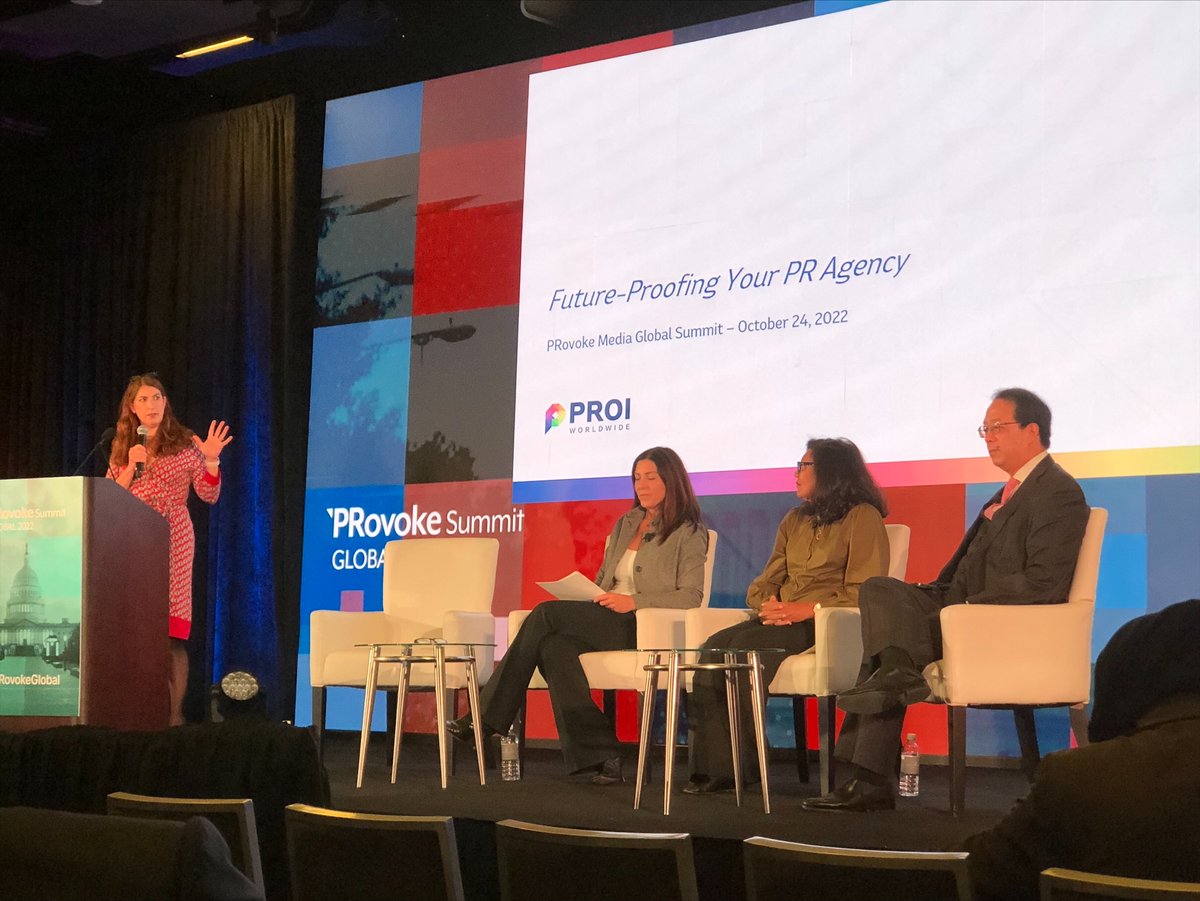 PROI Worldwide (@proiworldwide) on Twitter photo With the uncertainty in the world, how do you future-proof your agency? Our PROI panel featuring <a href="/rbbcomm/">rbb Communications</a> in the US, <a href="/AdfactorsPR/">Adfactors PR</a> in India and Sri Lanka, and <a href="/SPRG_Asia/">SPRG</a> in China is sharing perspectives now at the PRovoke Media Global Summit. #provokeglobal <a href="/Provoke_News/">PRovoke Media</a> With the uncertainty in the world, how do you future-proof your agency? Our PROI panel featuring <a href="/rbbcomm/">rbb Communications</a> in the US, <a href="/AdfactorsPR/">Adfactors PR</a> in India and Sri Lanka, and <a href="/SPRG_Asia/">SPRG</a> in China is sharing perspectives now at the PRovoke Media Global Summit. #provokeglobal <a href="/Provoke_News/">PRovoke Media</a>
