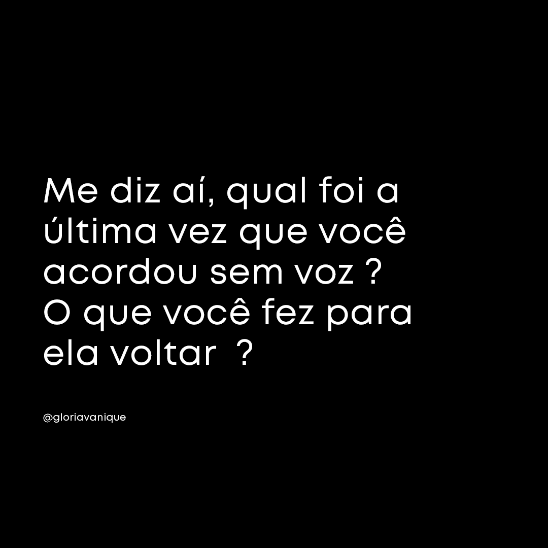 gloria_vanique's tweet photo. (continuação) Hoje, trago algumas dicas que eu uso pra que essa situação acabe o mais rápido possível.

Me diz aí, qual foi a última vez que você acordou sem voz? O que você fez para ela voltar?

#gloriavanique #comunicacao #semvoz https://t.co/dXOX025LG1