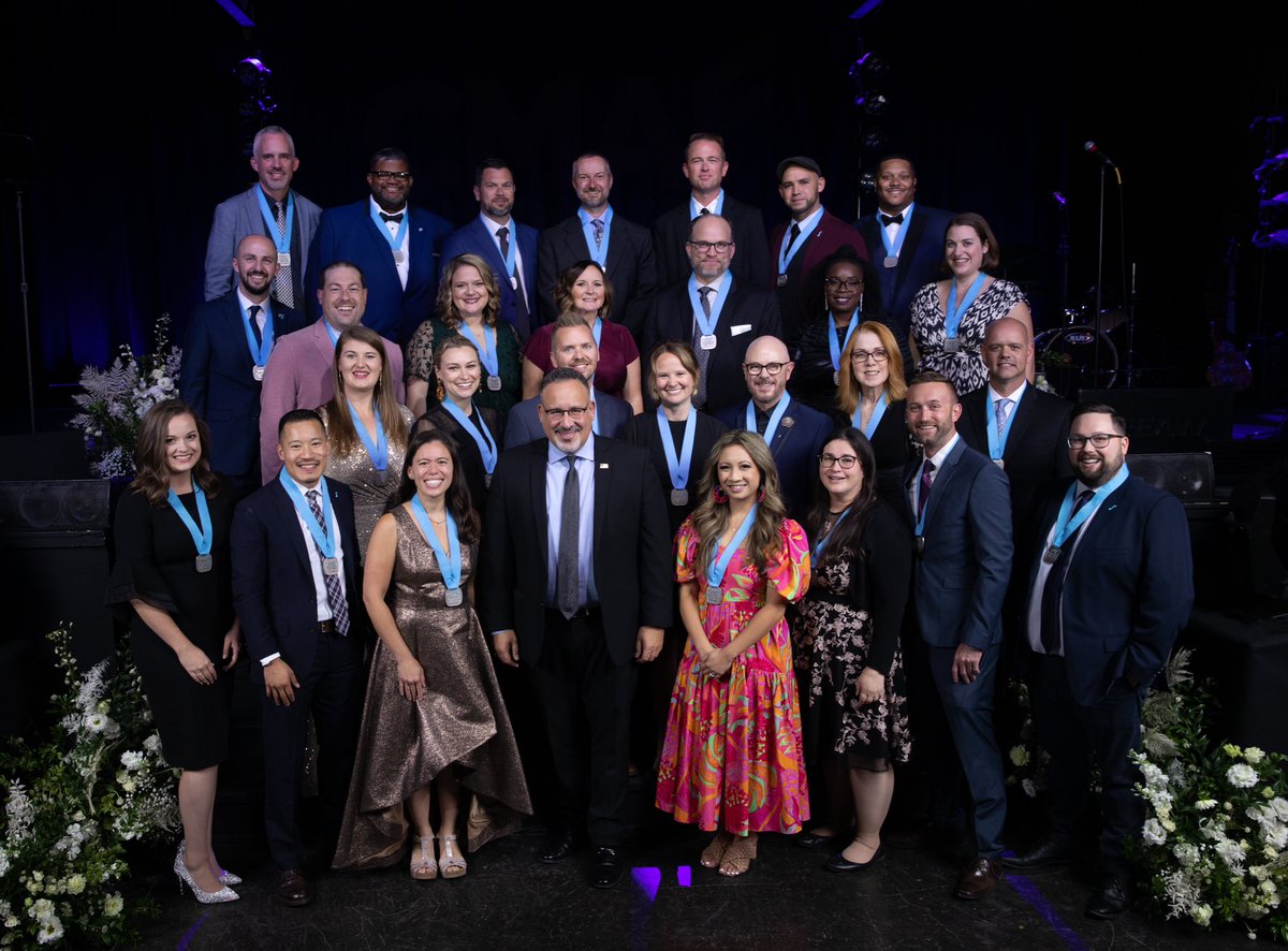Now presenting your 2022 Music Teachers of Excellence and U.S. Secretary of Education, Miguel Cardona! 🙌😍👏