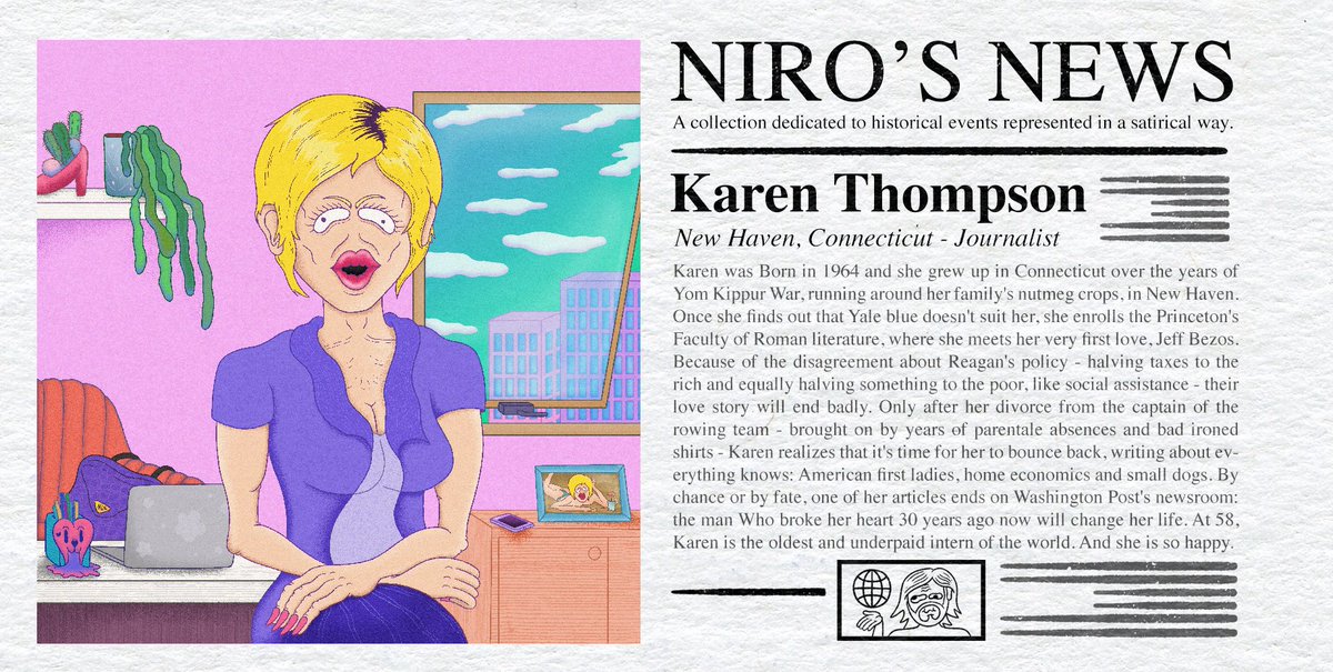 niroperrone's tweet photo. Dear subscribers, it is my pleasure to introduce to you the new NIRO's NEWS journalist, Mrs. Karen Thompson from New Haven, Connecticut.
Thanks for your subscription @_Kthings 📰🖊️ https://t.co/iAP5nOSTNz
