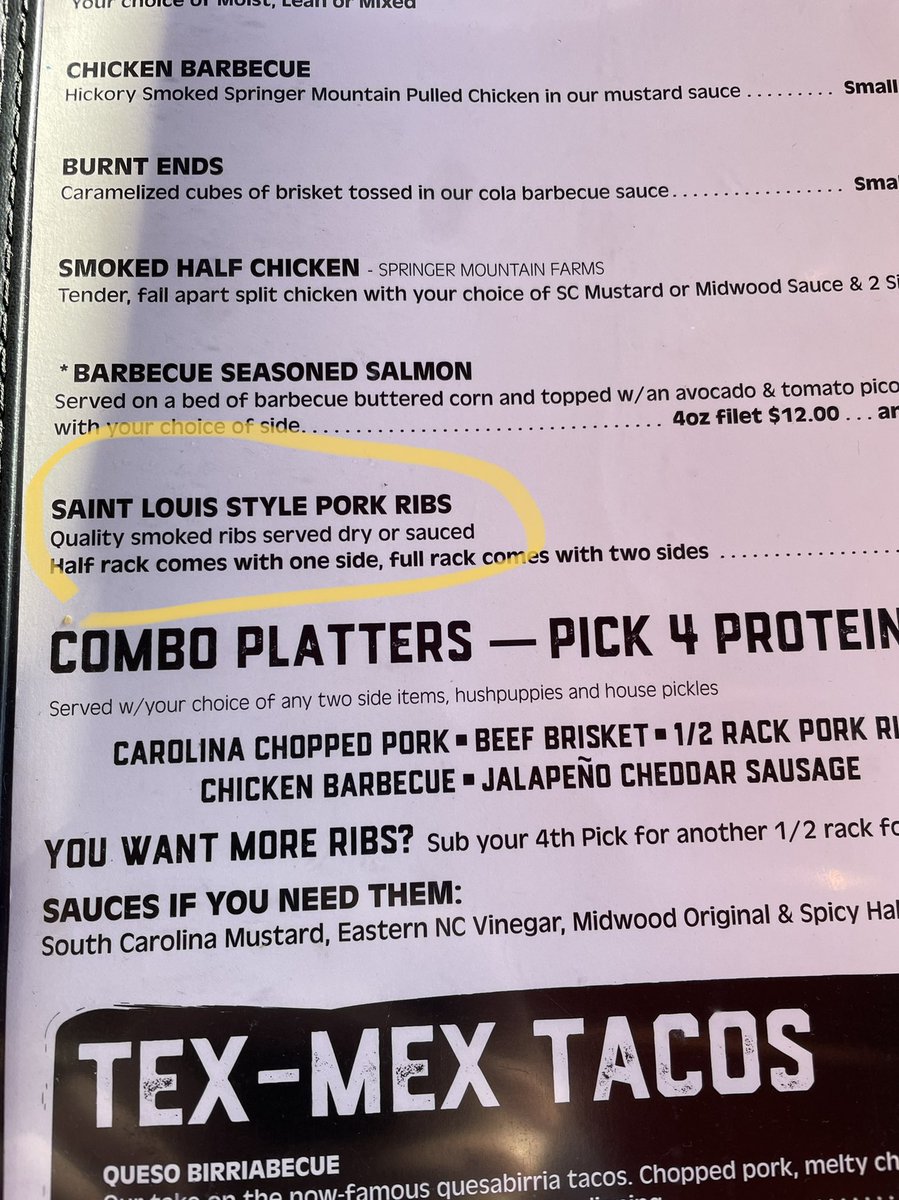 When you go from St Louis all the way to North Carolina to experience Carolina style bbq and…