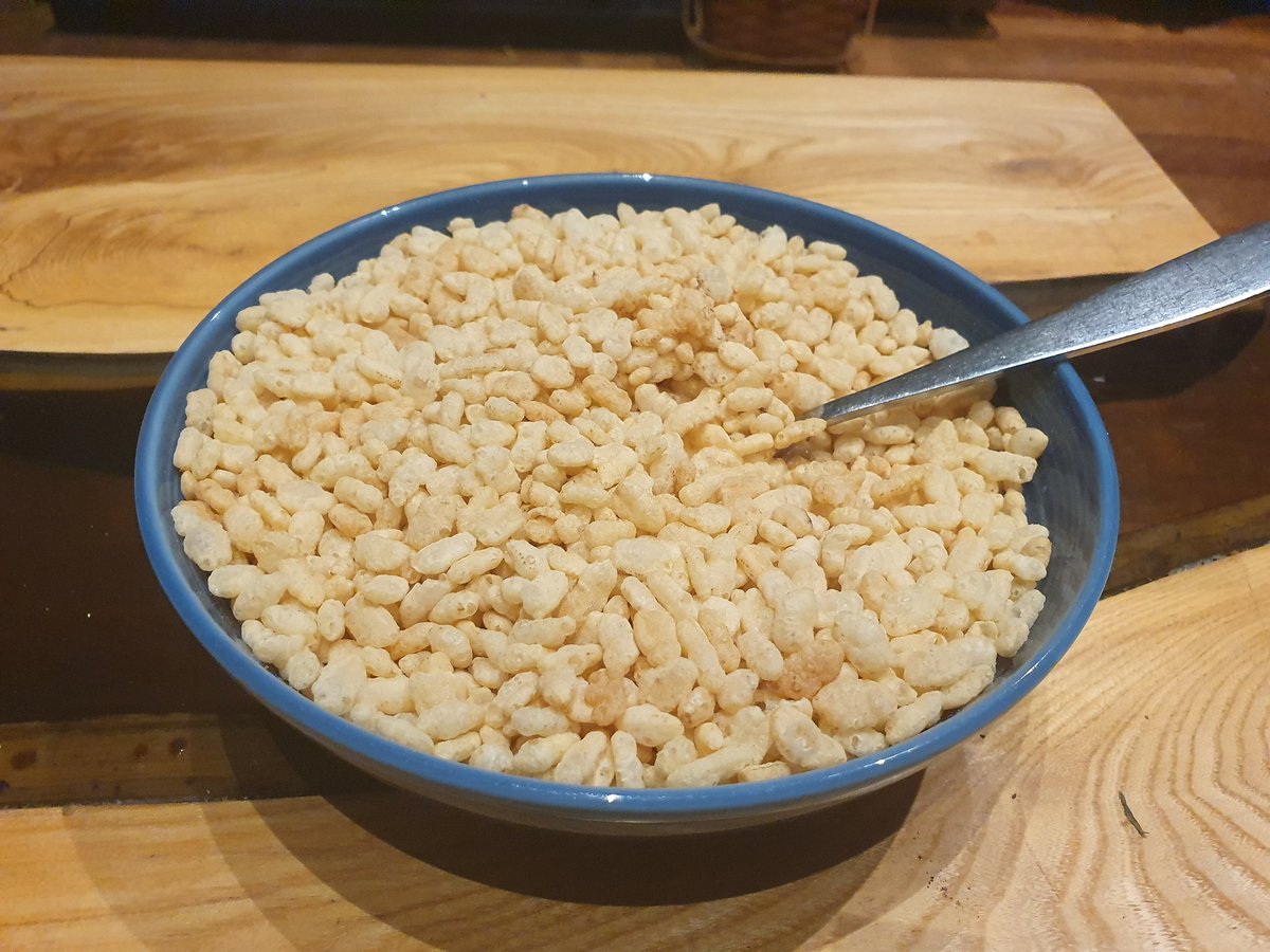 Some evenings only cereal will do