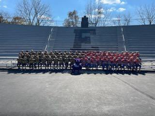 VACSports's tweet photo. Bandit Bowl at the PIT. Thanks to the athletic department, Elder Band and KofC for a great day. @ehsports @GcylF @ElderFBParents https://t.co/wf9pJo1s4i