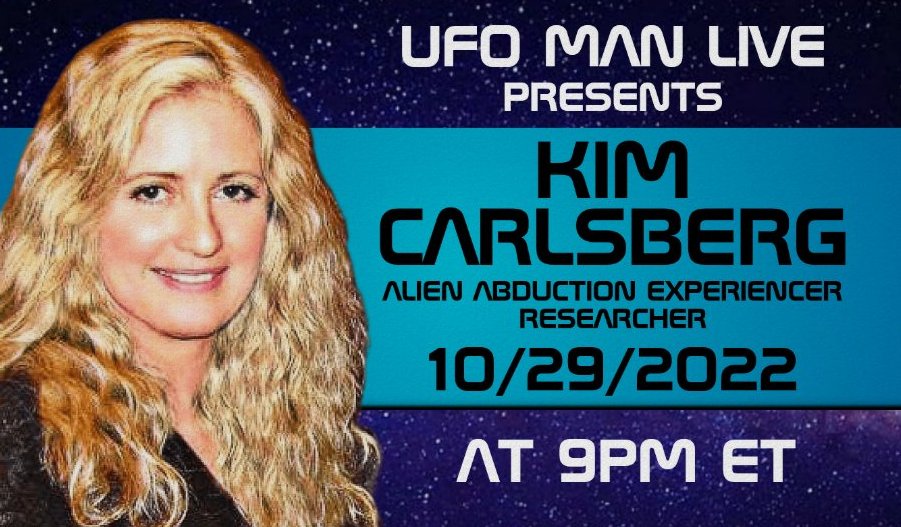 ufoman59's tweet photo. Join us this weekend to talk with Kim Carlsberg on the UFO MAN Channel/Youtube: https://t.co/vXC3mqZfKE #ufotwitter #uaptwitter #alienabduction #hybridchildren #experimentations #experiencer #alien #kimcarlsberg #UFOMAN https://t.co/4FTeMhRye3