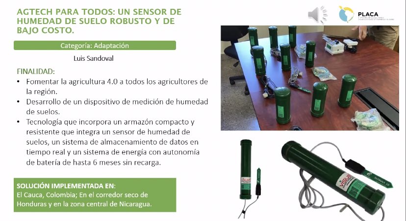 AgtechParaTodos's tweet photo. Excelente reconocimiento de la “plataforma latinoamericana de acción climática” #PLACA y @infogfras a este #proyectoFONTAGRO uno de los ganadores del concurso:“soluciones tecnológicas de bajo costo y/o basadas en recursos locales” ➡️@BiovIntCIAT_esp @EAPZamorano @visualiti 👏🏼🎉 https://t.co/lqemBL0bgA