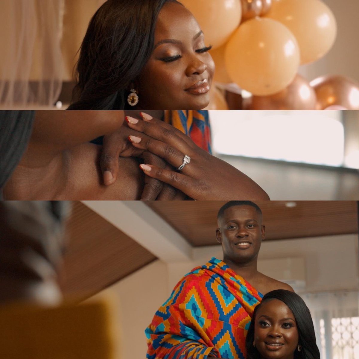 elmabaisie's tweet photo. Stills from the wedding trailer of Yaw &amp; Marian. 

#colorgraded #weddingfilms #elmabaisie #premierpro #finally #canonr5 https://t.co/oBvyzfjoEa