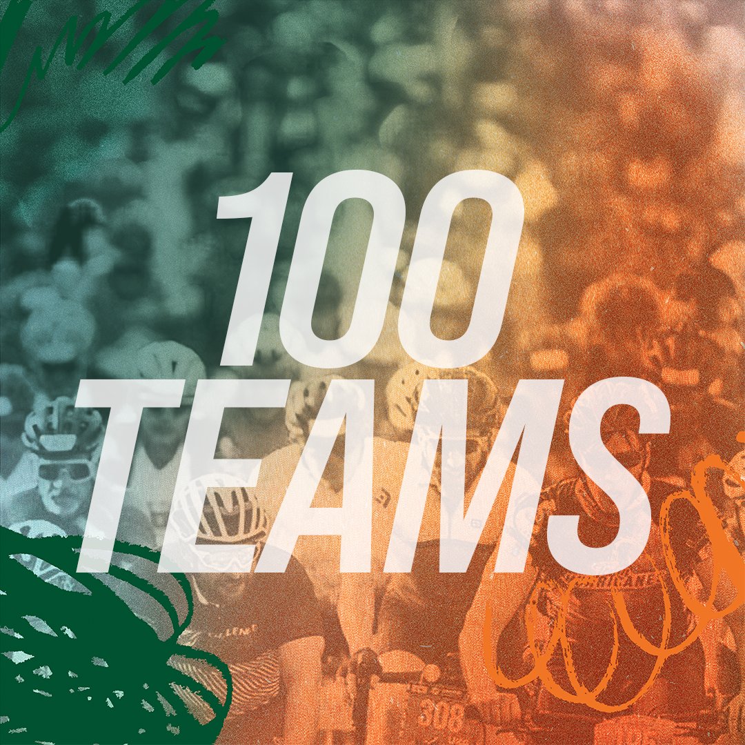 Over 💯 #TeamHurricanes teams are in for #DCCXIII! Thank you to all of our ’Canes for helping us reach this milestone 🙌. This upcoming DCC will be the biggest one yet, because of YOU! 🧡💚 Want to start your own team? 👀DM us, and we’ll get you up and running (or cycling) 🏃‍♀️🚲
