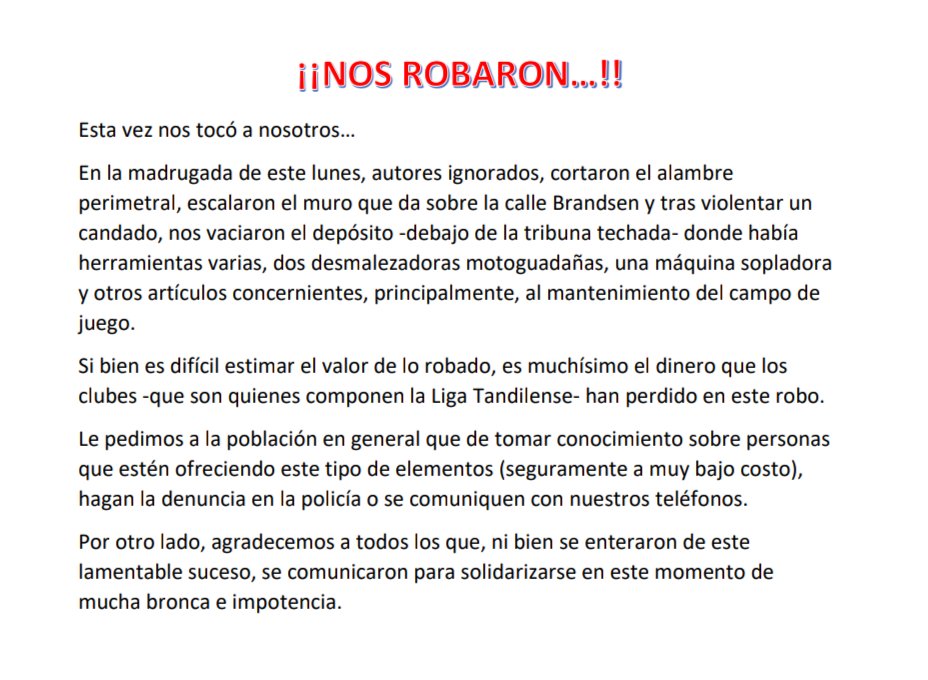 NOS ROBARON....!! <a href="/Negrita_Godoy/">Negrita Godoy</a> <a href="/fernandarossii/">Fernanda Rossi</a> <a href="/Rami8919/">Ramiro Di Fonzo</a> <a href="/CenozMiguel/">Miguel Cenoz</a> <a href="/CaritooGinestel/">Caritoo ⭐⭐⭐</a> <a href="/afa/">AFA</a> <a href="/TovigginoPablo/">Pablo Toviggino</a> <a href="/ffbpok/">Federación de Futbol Bonaerense Pampeana</a>