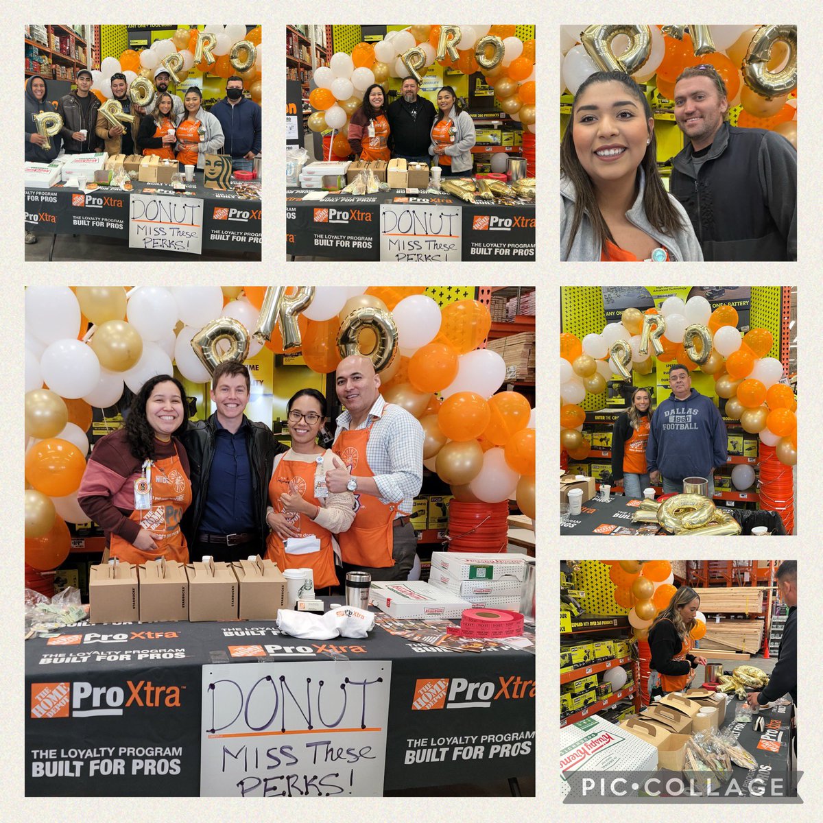 Its finally here!!! PRO APPRECIATION WEEK!!Donut miss on these perks!!🍩🥳✨ #donuts #coffee  @HomeDepot0523 @Fuerstenberg15 <a href="/IsaacG_Garcia/">Isaac Garcia</a>
