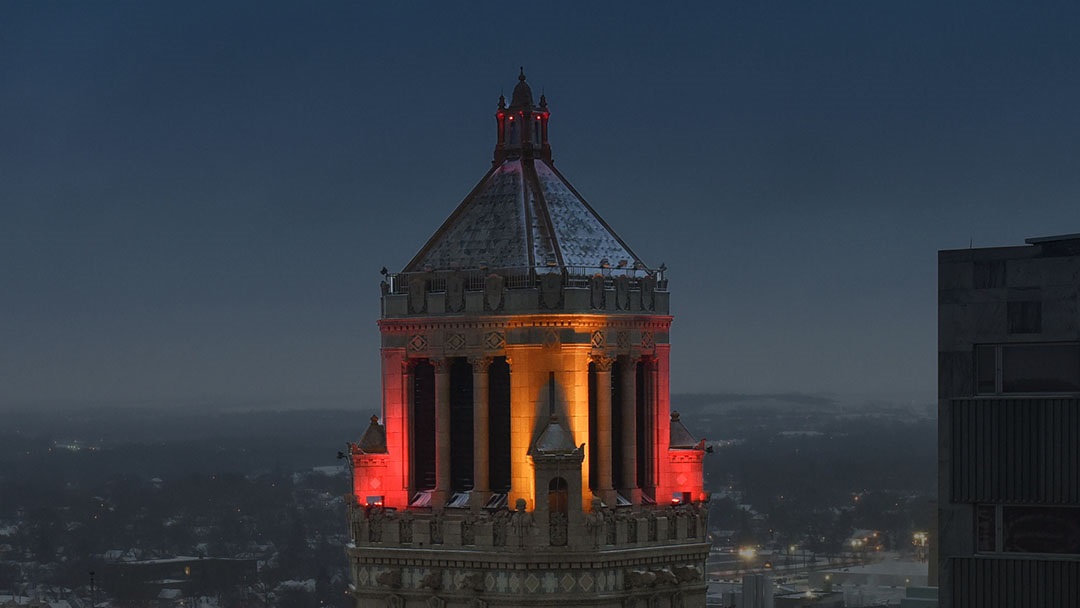 Tonight, Mayo Clinic will light its buildings red and yellow to recognize #WorldPolioDay, which provides an opportunity to highlight global efforts toward a polio-free world. For more information about polio: mayocl.in/3DrjjvX