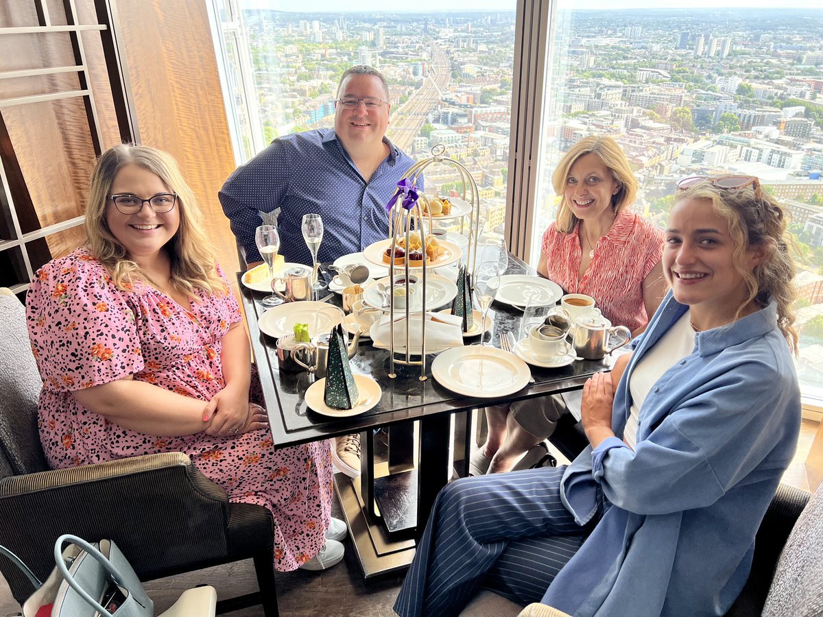 In August, we met up with Helen &amp; Claudia, our lifelong family friends, for afternoon tea at TĪNG <a href="/TheShardLondon/">TheShardLondon</a>. In this special moment, I asked Claudie to be one of my bridesmaids &amp; Helen to help with my wedding dress. Both said YES &amp; I’m so lucky to have them by my side ♥️☺️