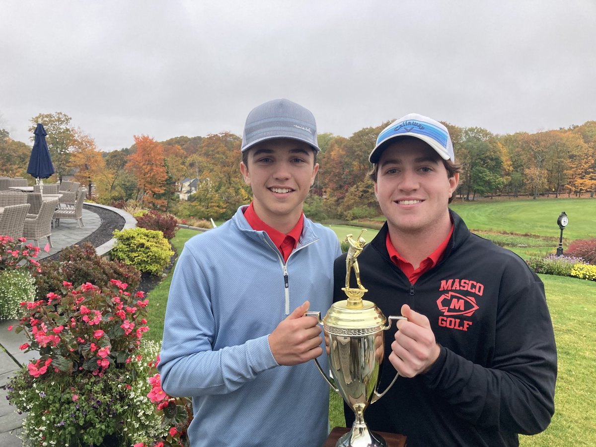 These are your NEC Open golf champs for 2022! Tyler Feldberg and Jack Mertz of ⁦<a href="/mascochieftains/">John Daileanes</a>⁩  ⁦@BostonHeraldHS⁩ ⁦@salemnewssports⁩