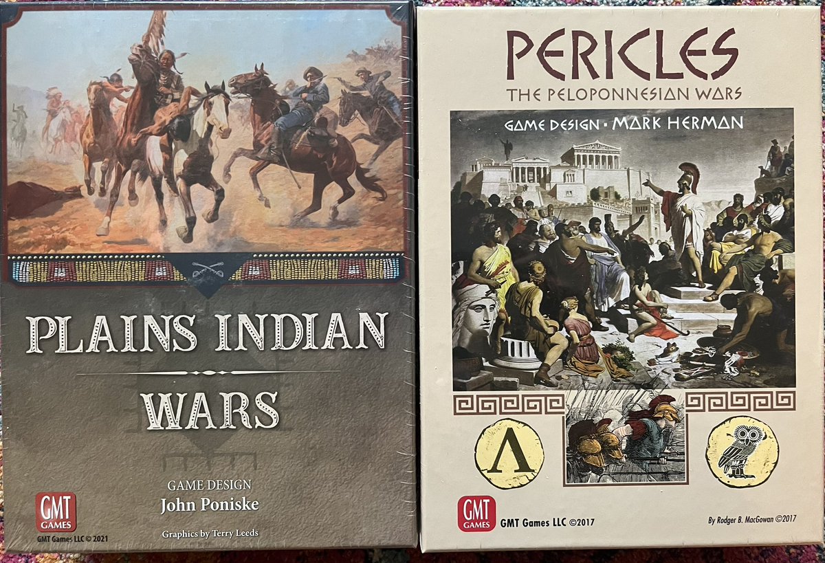 New arrivals. Thanks to <a href="/fredserval/">Frédéric Serval</a> for organizing the ConSim game jam (and for letting me take part), and thanks to <a href="/gmtgames/">GMT Games</a> for the games. Thanks to <a href="/Conspyre/">Bill Sullivan</a> <a href="/NathanielBerkl3/">Nathaniel Berkley</a> and SP for the weekend of making games.