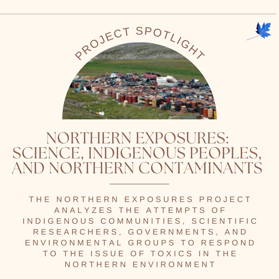 NiCHE_Canada's tweet photo. Project Spotlight: “Northern Exposures: Science, Indigenous Peoples, and Northern Contaminants”:
https://t.co/tyUq0Mo8nL
See all our project pages here: https://t.co/oAWbmPcHpV
#envhist #cdnhist #indigenoushist #histsci https://t.co/0tDnfP44nm