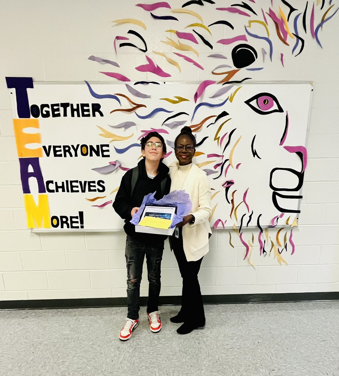 WestJrHighFCPS's tweet photo. We are proud to state that we have a published poet that is a Lion at WJHS! Way to go! We are so excited for you! A special thanks go to Dr. Young for her leadership in this student-centered project! 💜🦁💛#LionFirst #LionsHeart #LionFamily https://t.co/CuphF8GqrZ