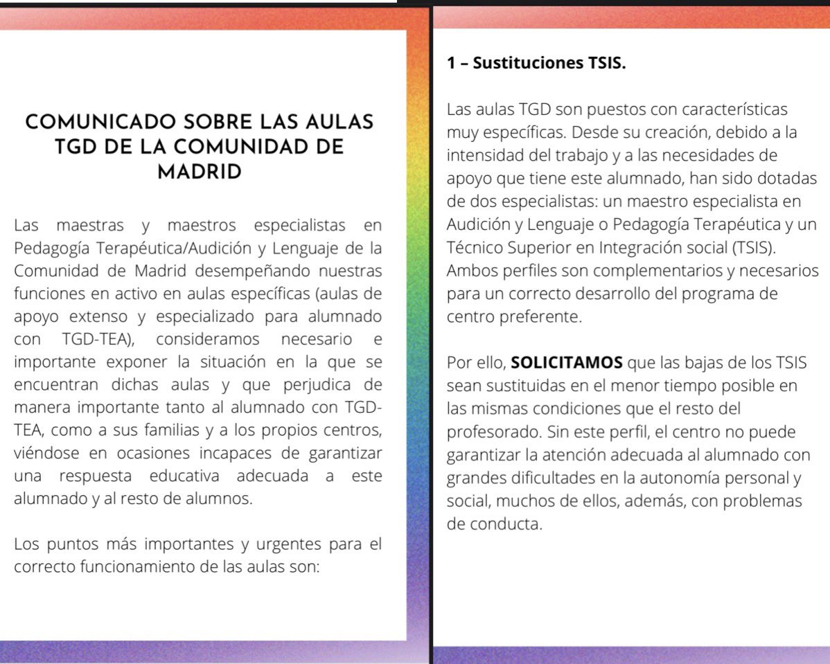 atheneaAL's tweet photo. @CCOOEducaMa @ugtedupublicam1 @ANPEmadrid https://t.co/zCF3zW0dZY
