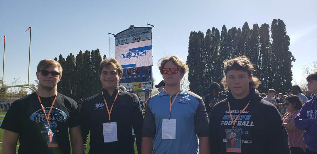 Had a great game day visit <a href="/uwp_pioneers/">UW-Platteville Athletics</a> with a few of my teammates! Amazing staff and beautiful facilities! Thank you for the invite <a href="/RieseDraft/">Owen Riese</a>! Congratulations on the victory <a href="/Ryan_Munz/">Ryan Munz</a> and <a href="/UWPlattFootball/">UW-Platteville Football</a>! Good luck on the rest of the season!