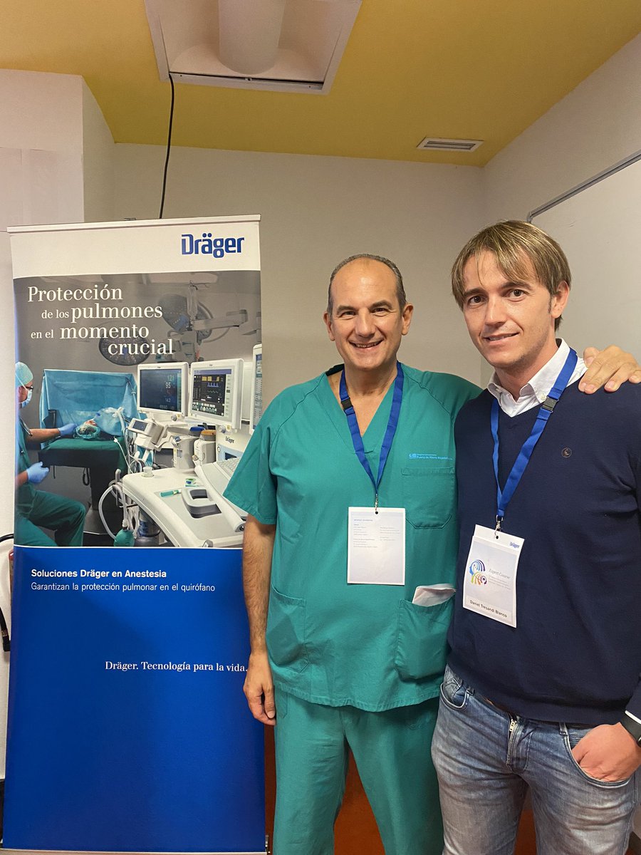 DaniTresandi's tweet photo. Fue un verdadero placer poder participar en la XI edición del Curso experto en #ventilacionmecanica en #anestesia y #cuidadosintensivos😃Un curso liderado por nuestro gran presidente @JG_Anestesia @sedar_es @AnestaliaCMT 
#Orgullodeseranestesista https://t.co/hCfahGhZ2E