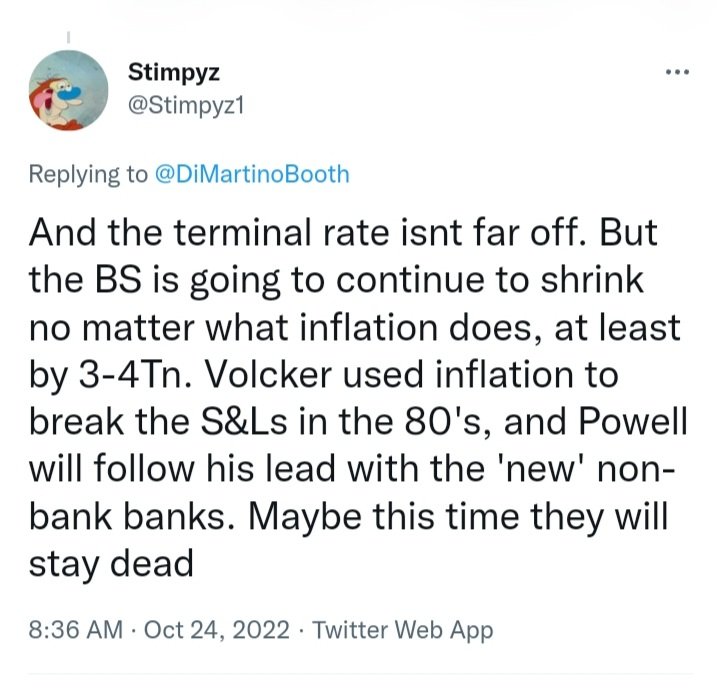 NewLowObserver's tweet photo. If Volcker broke the S&amp;Ls then he did it not knowing their financial condition and then bailed them out AFTER realizing the risk, ultimately creating the infinite safety net, or too big to fail.
https://t.co/H3dX4vvfjs https://t.co/0U4ilVUpS4