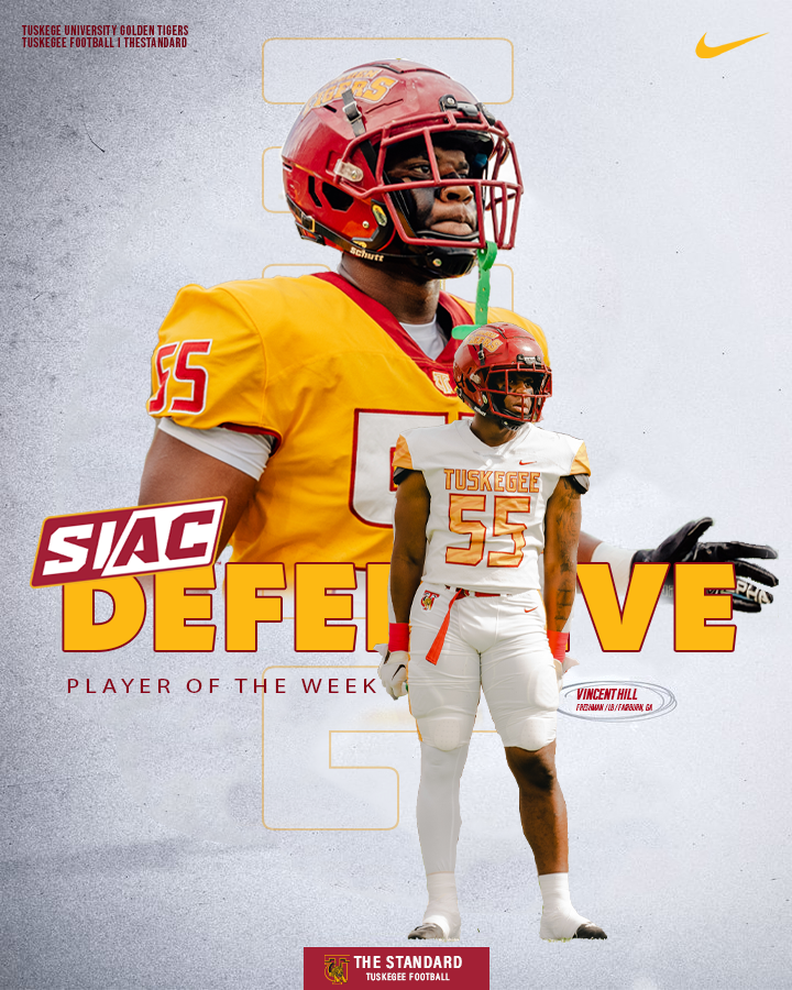 Pair of Golden Tigers earn SIAC Player of the Week honors after win in Bluff City Classic 📰 bit.ly/3TNiLWM #TheStandard #TuskegeeFB #SIAC