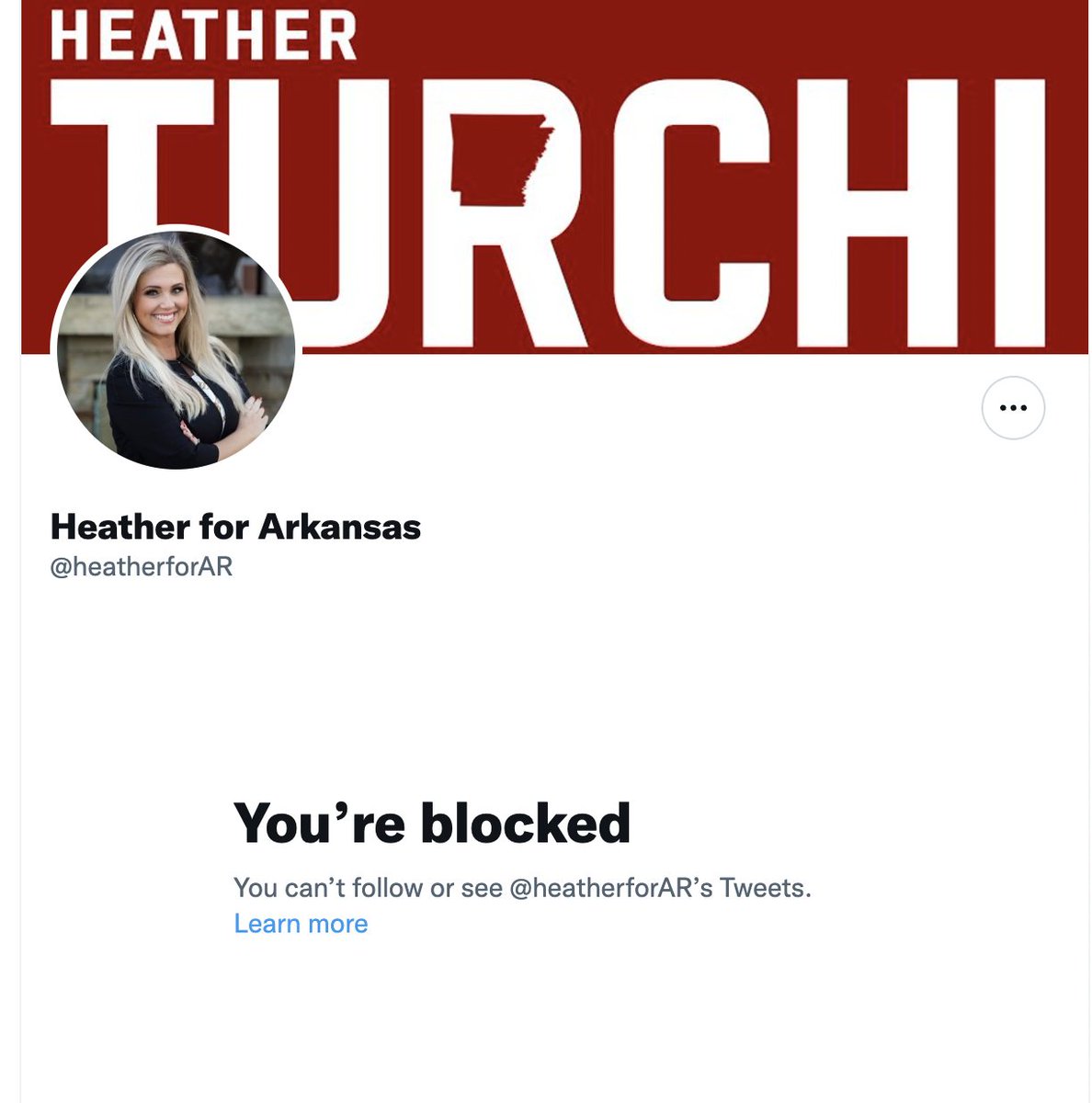 LibertyJustAR's tweet photo. Good ole' Heather keeping it classy, sending anti-trans mailers and blocking those who push back on her extremist rhetoric. Go tell @heatherforarkansas that trans rights are human rights. #ARPX #ARLEG https://t.co/oUegKrPEvo