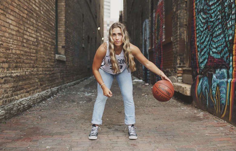 HudsonGirlsBas1's tweet image. Countdown to game day with our seniors… 

23 days with #23 Katie Grismore 
@GrismoreKatie