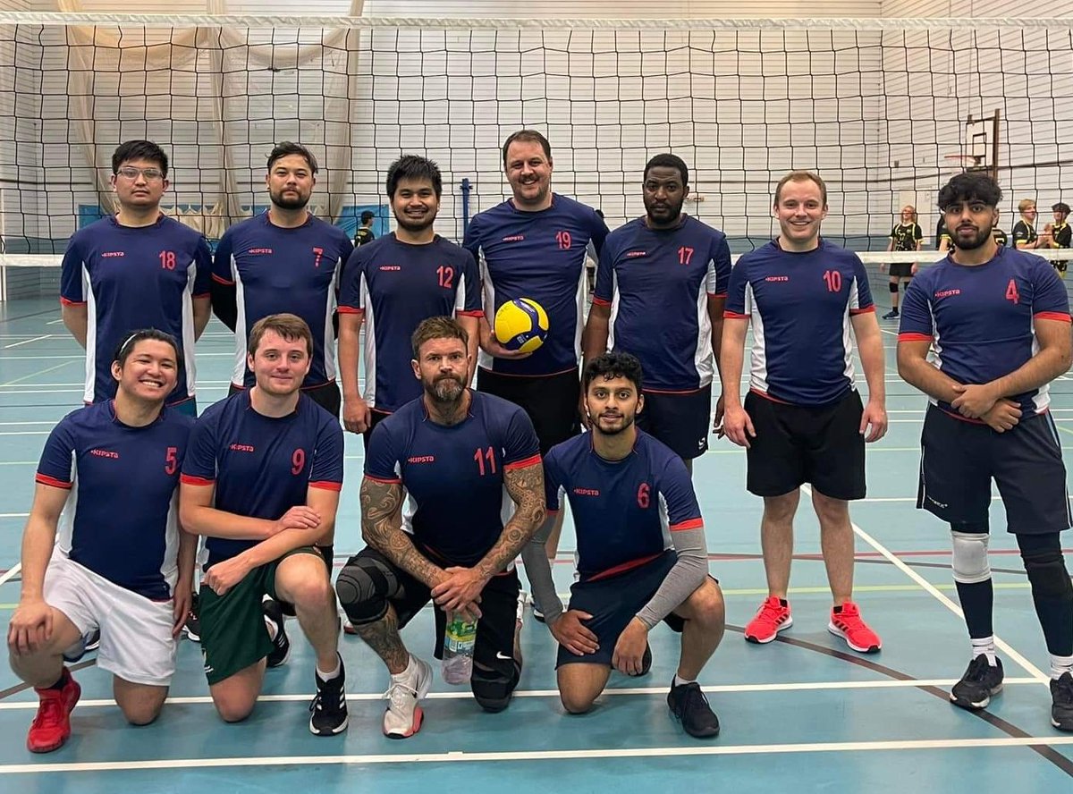 Great win tonight for #Oldham Men's  #Volleyball team against a well organised Marvel team. First time playing as a team and we came back from 1 set down to win 3 - 1 💪🏐👐