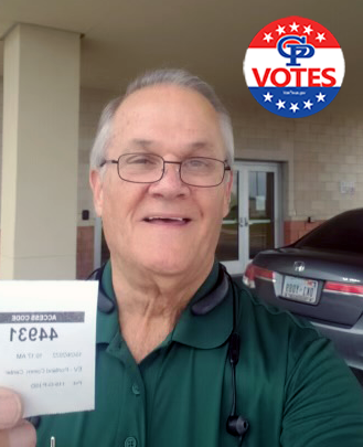 GPISD1's tweet photo. Your G-PISD Superintendent and School Board members were out at the polls for the first day of early voting ... when do YOU plan to vote, G-P? #YourVoiceYourVote #GPvotes https://t.co/SH7PdavGy0
