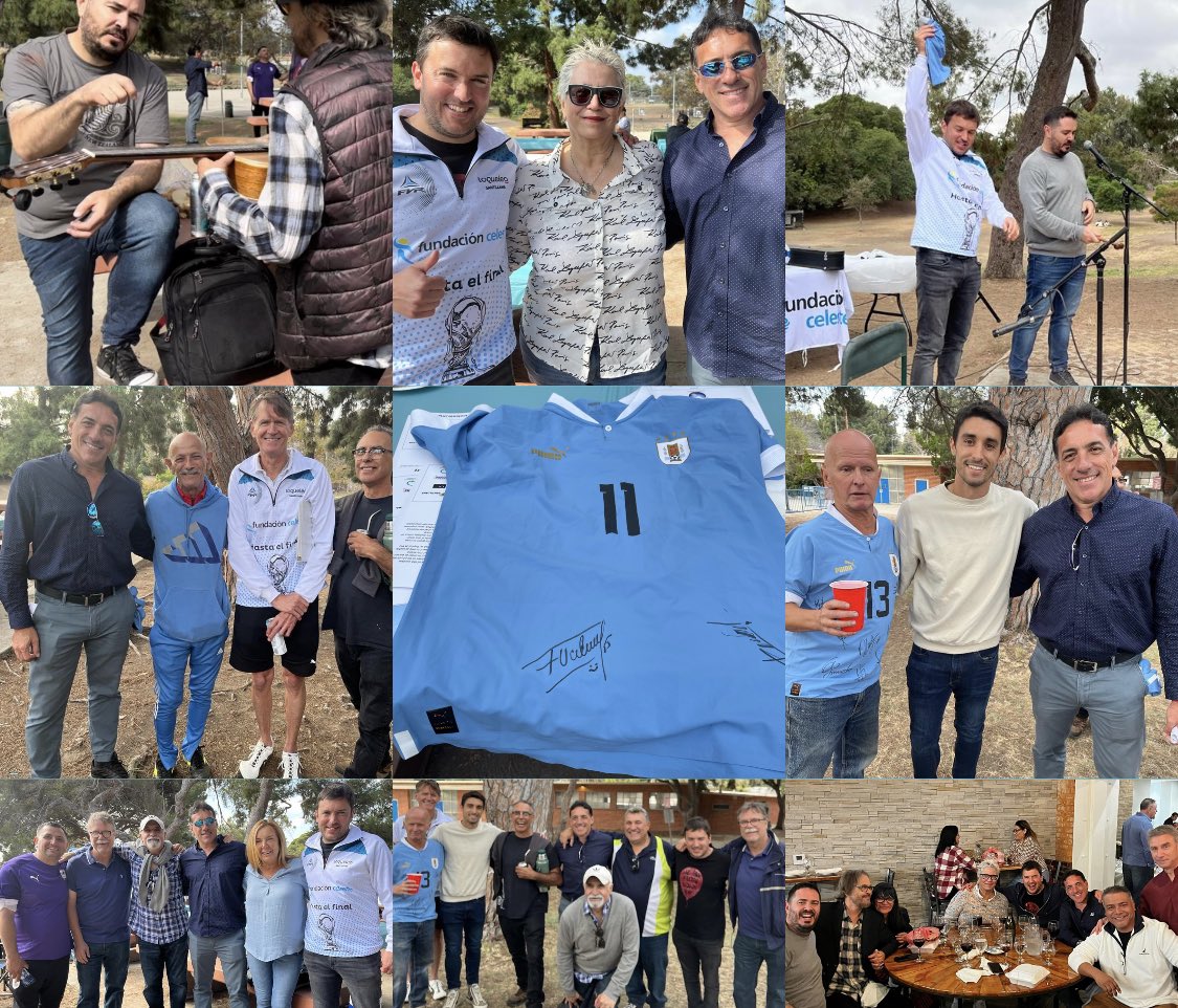 AIzquierdo10's tweet photo. #LaCelesteHastaElFinal Éxito rotundo el evento de la @f_celeste y el @CCLAGMR 💪🏻 🇺🇾 👕 https://t.co/LTD7fUEQy2