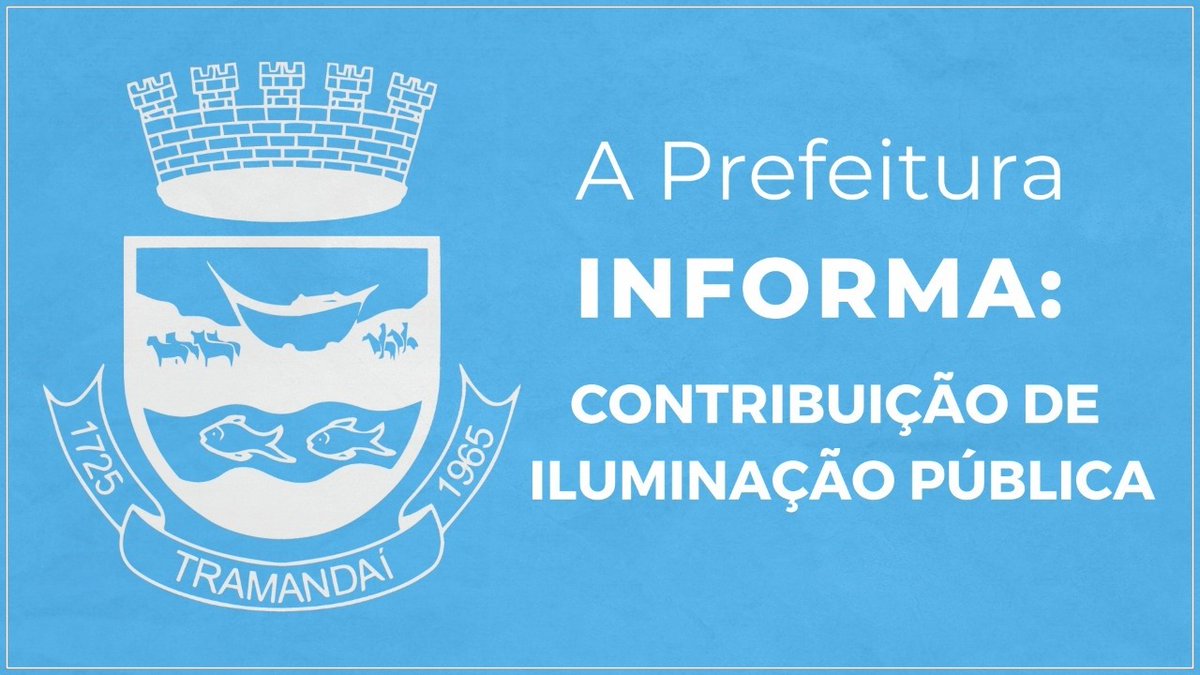 preftramandai's tweet photo. ATENÇÃO: OS CONTRIBUINTES QUE DESEJAREM PAGAR A CONTRIBUIÇÃO DE ILUMINAÇÃO PÚBLICA SEPARADAMENTE DA CONTA DE ENERGIA ELÉTRICA, DEVEM ACESSAR O LINK ABAIXO E VERIFICAR O PROCEDIMENTO NECESSÁRIO: https://t.co/QPYxf8E2Wa https://t.co/sLoJEvnUHh