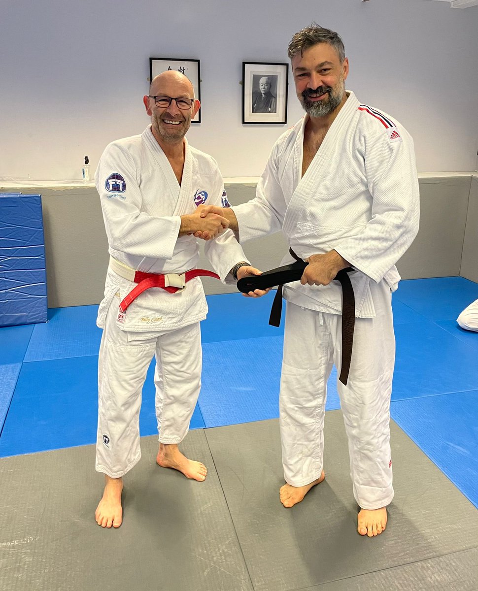 EdinburghJudo's tweet photo. David & Mike. Our newest 1st Danโs. Huge congratulations for all of your hard work.
#judo #1stDan #edinburgh #japan #compete #fight #resilience #kata #learning https://t.co/ZmutGEix81