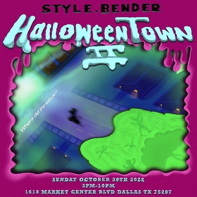 _dELUXE_'s tweet photo. Halloween Town II 🎃 "Where did the kids go?" 

Welcome to ALL, it is with honor &amp; passion that we join you on this Halloween adventure! This story is about the city of Dallas &amp; its surrounding neighborhoods discovering a secret portal transporting all to a HalloweenTown 🎃 https://t.co/dxvDm93SZt