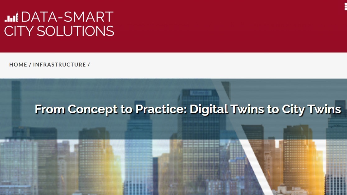 SpatialAce's tweet image. This article from #DataSmartCities on the origin story of the #digitaltwin &amp;amp; how we should understand &amp;amp; utilize this influential concept
ow.ly/MJKT50LhGZe
#GIS #Esri #ArcGIS #URISA #3D #smartcity #APWA #publicworks #GIS4PW