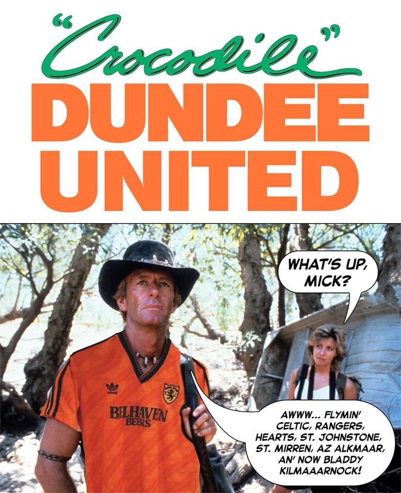 playlistdjmedia's tweet photo. Crocodile @dundeeunitedfc 😂 #mickdundee https://t.co/eCHHijmWGI