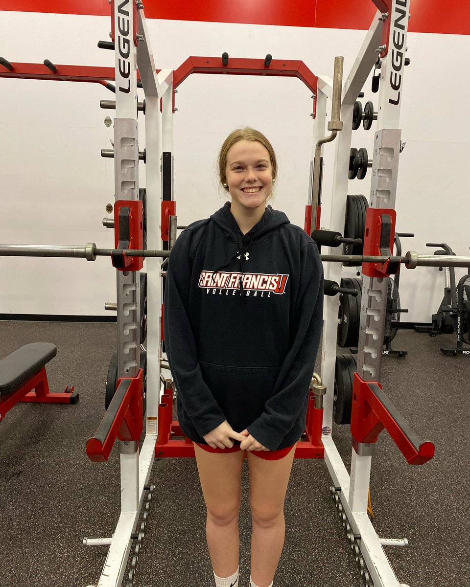 The <a href="/redflashvb/">Saint Francis Women’s Volleyball</a> worker of the week is <a href="/drewelizabethh6/">Drew Wallech</a> ! Drew is the life of the weight room, improving everyday and elevating those around her! 🔴⚡️🏐