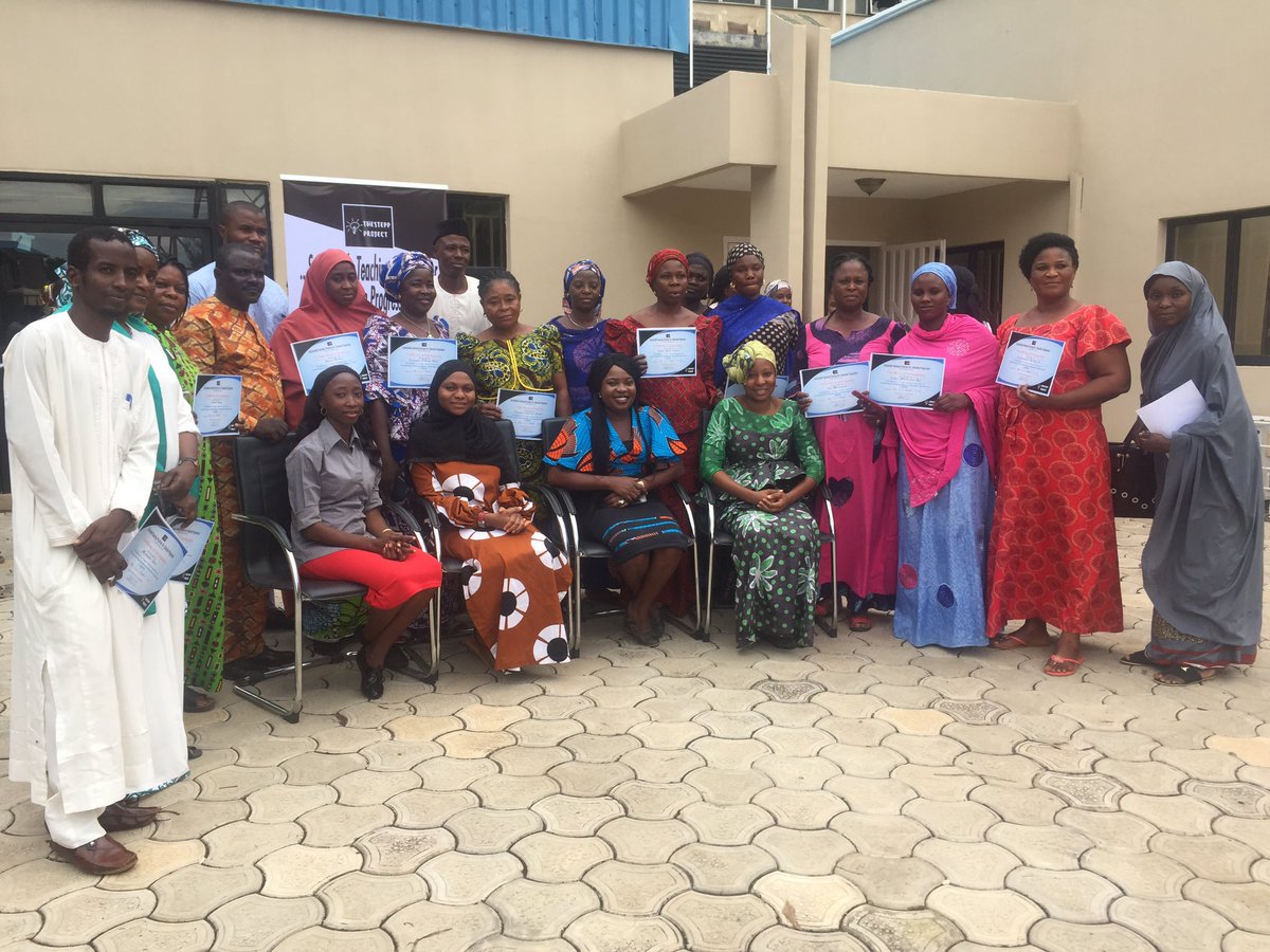 steppproject's tweet photo. Day 4
It's a Wrap for #STEPPPROJECT 2019.
We thank all our teachers for being enthusiastic participants.
We appreciate their personal sacrifice toward quality education in Northern Nigeria. https://t.co/XC43e9aYLg