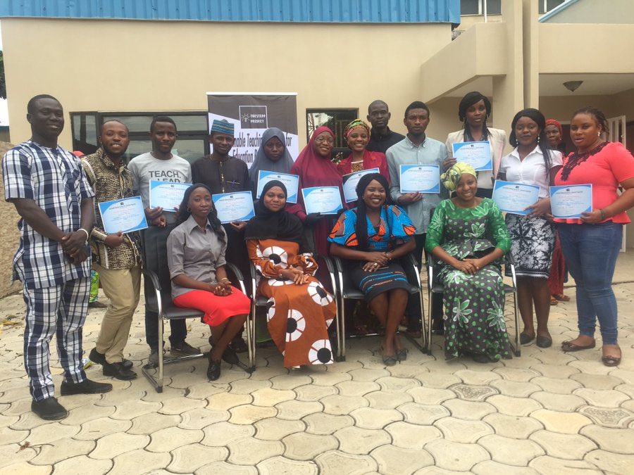 steppproject's tweet photo. Day 4
It's a Wrap for #STEPPPROJECT 2019.
We thank @Teach4Nigeria for the opportunity to work with your fellows in Kaduna.
#transformingeducation
Begins with a teacher
#throwbackoctober
#sdg4qualityeducation
#Sdg4
#qualityeducation https://t.co/7hUCJTXg7x