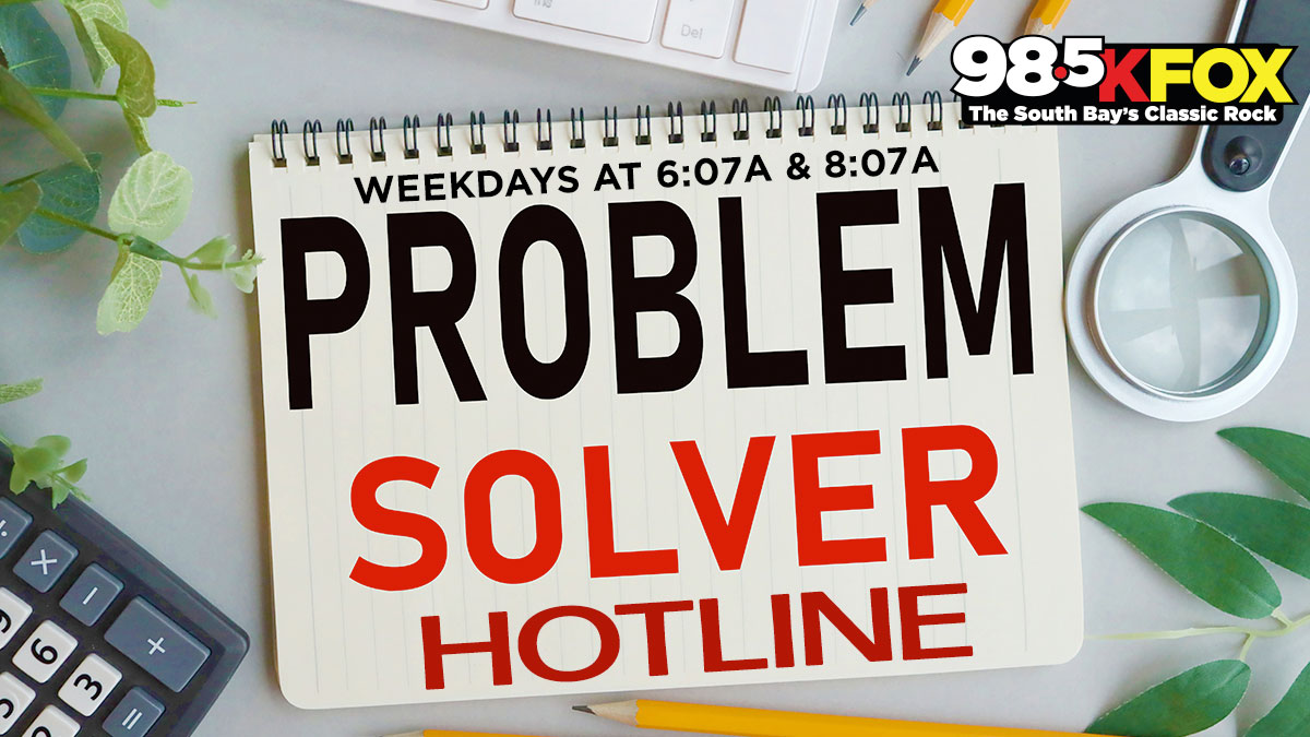 Listen to the #ProblemSolverHotline weekdays at 6:20a &amp; 8:20a KFOX.com/listen