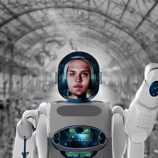 ai_curio_bot on Twitter "the man inside the robot"