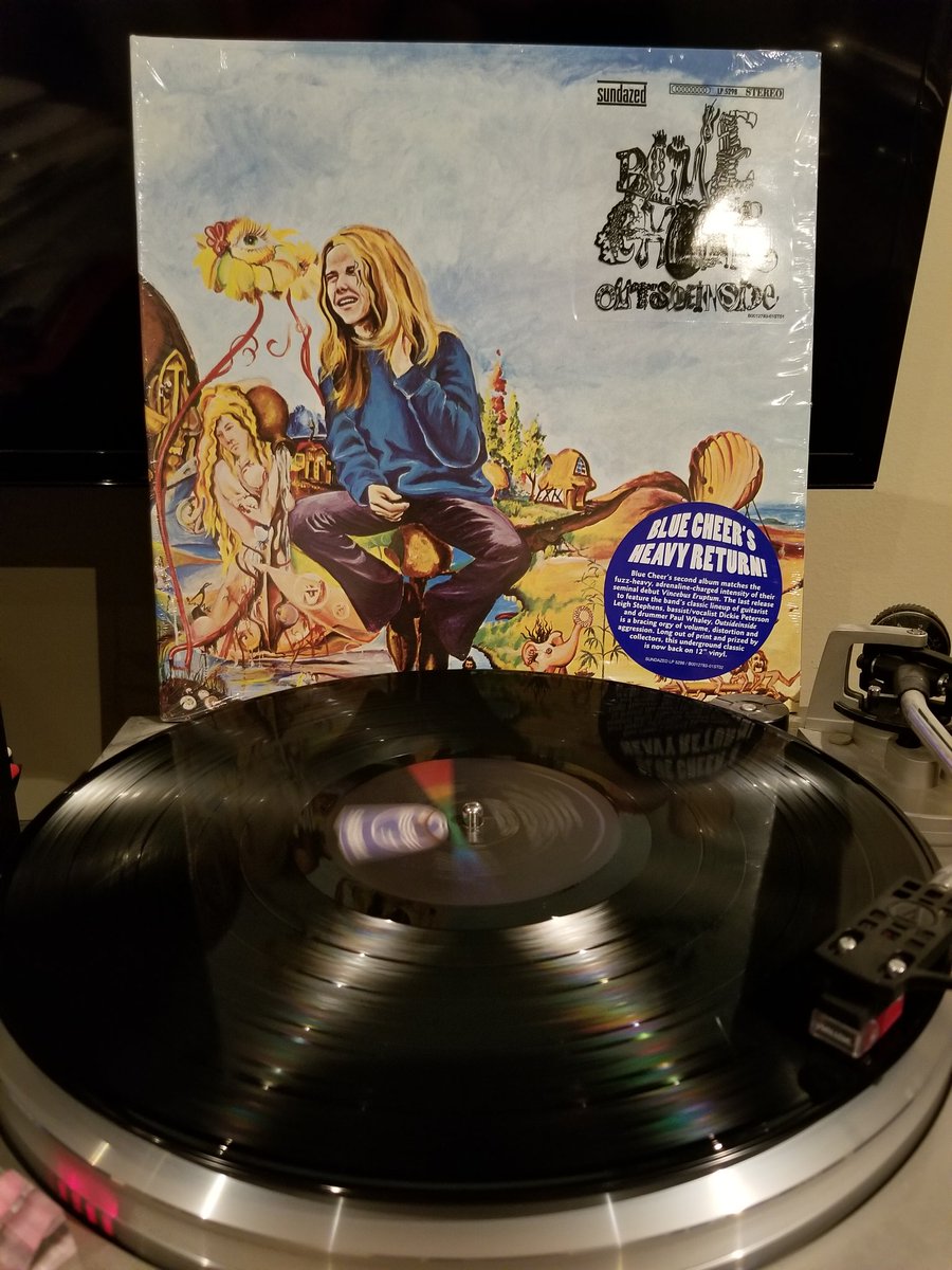 SpinVinyl1's tweet photo. Blue Cheer's second album Outside Inside was more psychedelic but less immediate than their debut and it's fantastic! A must have for this genre. The original beats the Sundazed. It's just clearer. Not recorded well though.
#BlueCheer #OutsideInside #SunCycle #vinylrecords https://t.co/l0zGpb58JD